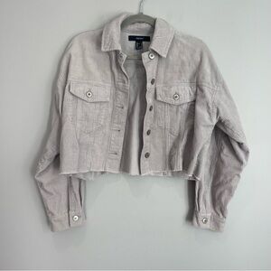 Forever 21 Gray Jean Jackets